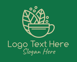 Arabica - Coffee Cup Leaf logo design