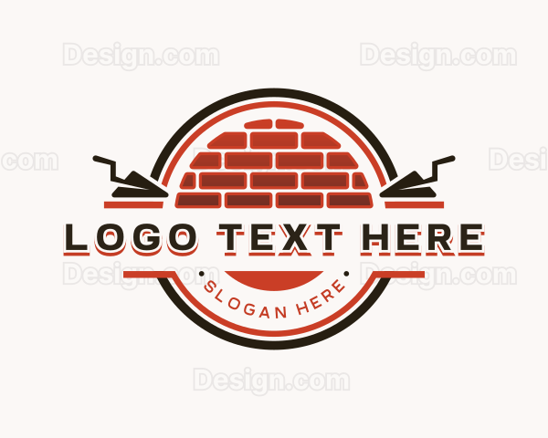 Trowel Masonry Builder Logo