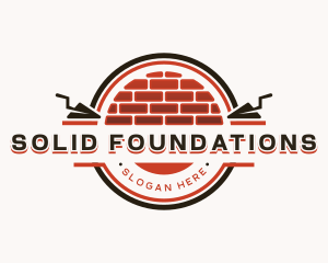 Trowel Masonry Builder logo design