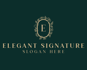 Elegant Wedding Event logo design