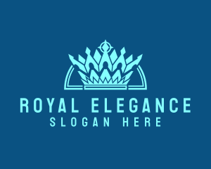 Luxury Monarch Crown logo design