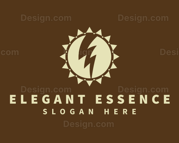 Solar Lightning Energy Logo