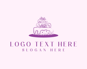 Pastry Cake Floral logo