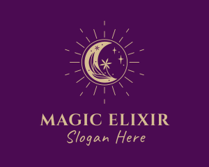 Moon Magic Shine logo design