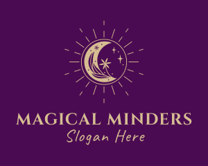 Moon Magic Shine logo design