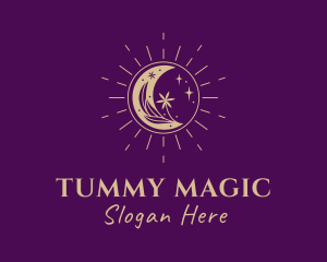 Moon Magic Shine logo design