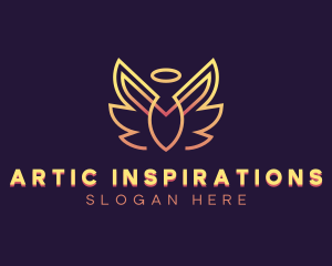 Holistic Angel Wings logo design