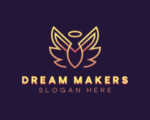 Holistic Angel Wings logo design