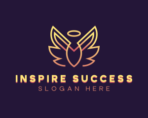 Holistic Angel Wings logo design