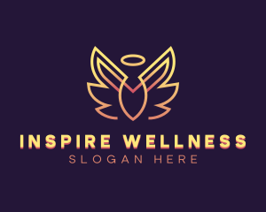 Holistic Angel Wings logo design