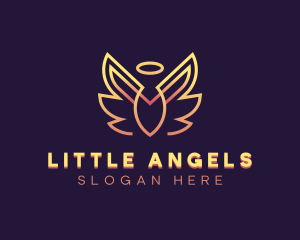 Holistic Angel Wings logo design