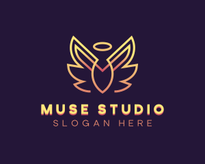 Holistic Angel Wings logo design