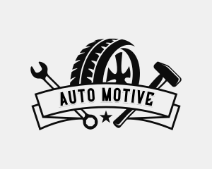 Tire Automotive Repair logo design