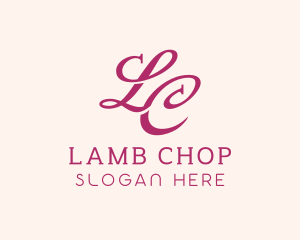 Fashion Letter LC Monogram logo design