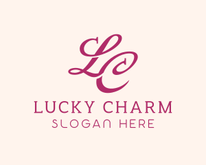 Fashion Letter LC Monogram logo design