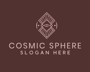 Boho Eye Cosmic logo design