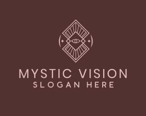 Boho Eye Cosmic logo design