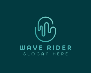 Waves Biotech Firm logo design