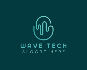 Waves Biotech Firm logo design