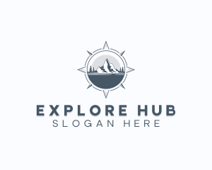 Outdoor Mountain Exploration logo design