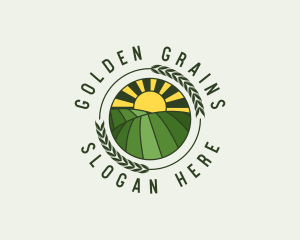 Wheat Land Farm logo design