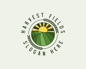 Wheat Land Farm logo design