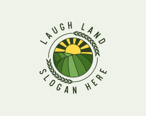 Wheat Land Farm logo design