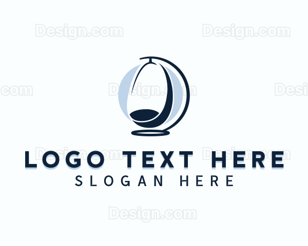 Modern Chair Furniture Logo