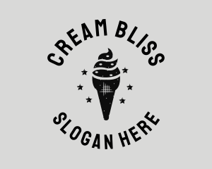 Ice Cream Dessert logo design