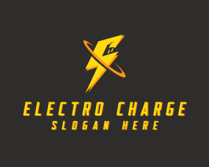 Flash Plug Electrical Power logo design