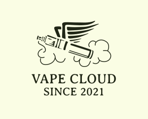 Vape Pen Wings logo design