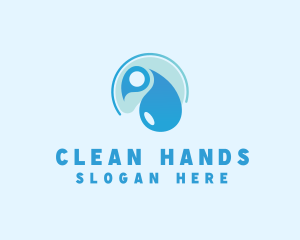 Hygiene Cleaning Water Droplet logo