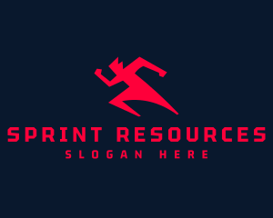 Red Running Man logo