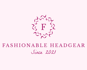 Confetti Ribbon Decoration Boutique logo design