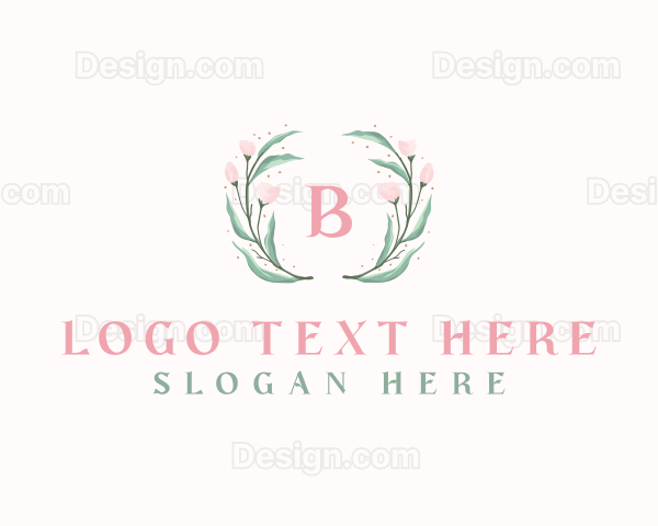 Elegant Watercolor Flower Logo