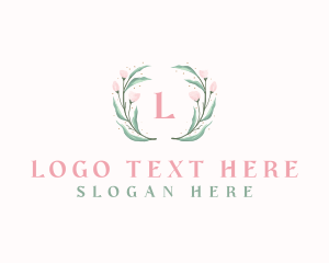 Elegant Watercolor Flower Logo