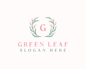 Elegant Watercolor Flower logo design