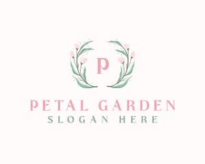 Elegant Watercolor Flower logo design