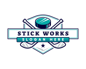 Hockey Sports Tournament logo design