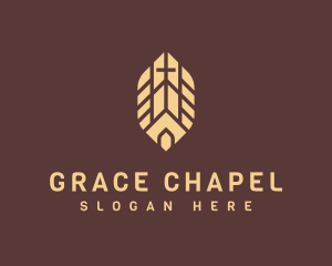 Leaf Religious Church logo design