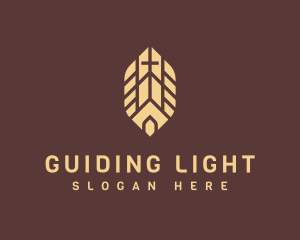 Leaf Religious Church logo design