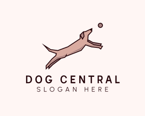 Dog Hound Fetch logo design