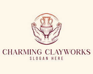 Handmade Pottery Crafting logo