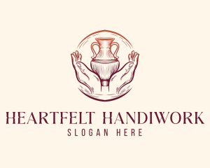 Handmade Pottery Crafting logo