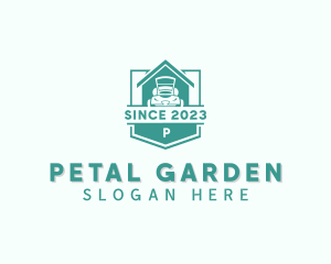 Yard Lawn Mower logo design