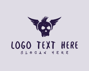 Skull Wing Punk logo