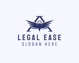 Eagle Aviation Letter A logo