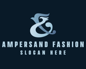 Bird Wings Ampersand logo