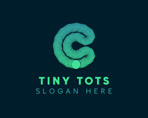 Slinky Letter C logo