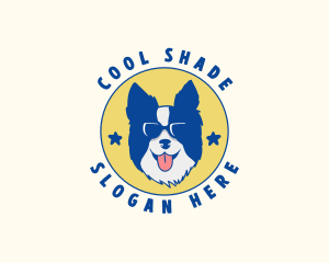 Fashion Shades Dog logo design